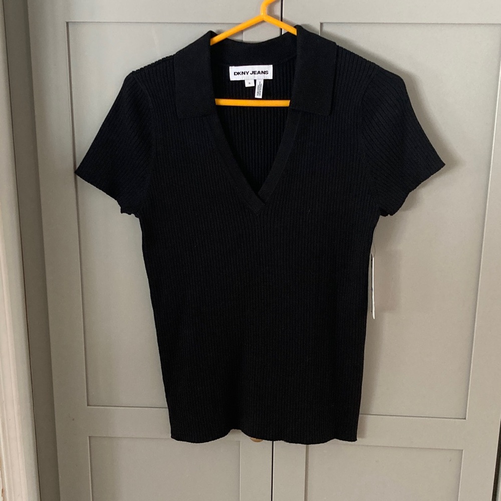 DKNY Jeans Black Top NWT